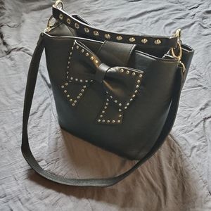 Betsey Johnson Bow and Spike Purse